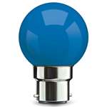 Syska SSK-PAG-0.5W Base B22 0.5-Watt LED Bulb (Pack of 6) (Blue)